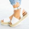 White / 5 HAJINK Platform Sandals  -  Cheap Surf Gear