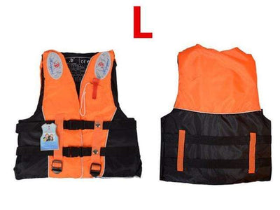 Orange L HI BLACK Youth Life Jackets  -  Cheap Surf Gear