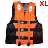 Orange XL HI BLACK Youth Life Jackets  -  Cheap Surf Gear