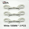 White 100MM 3PCS KEEP DIVING Stainless Steel Snap Hook  -  Cheap Surf Gear