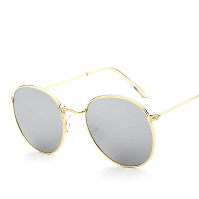GoldSilver LEONLION Round Sunglasses  -  Cheap Surf Gear
