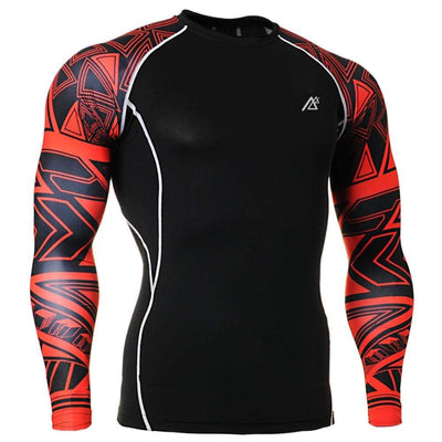 LIFE ON TRACK Mens Rash Guard