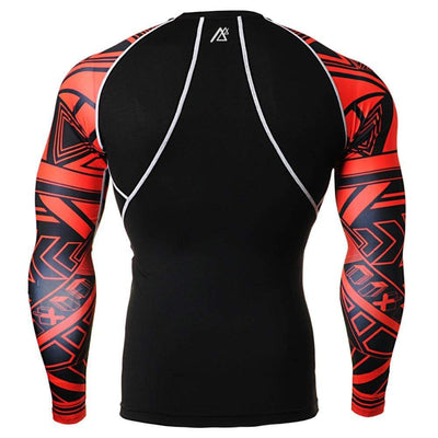 LIFE ON TRACK Mens Rash Guard