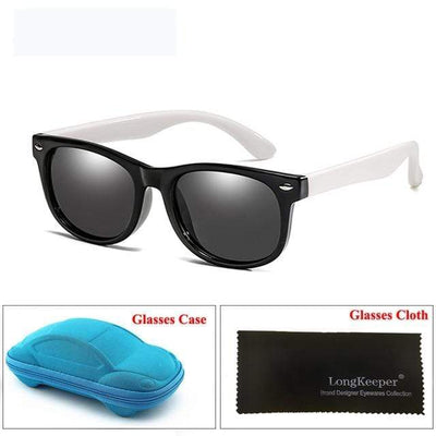 Black White LONG KEEPER Baby Sunglasses  -  Cheap Surf Gear