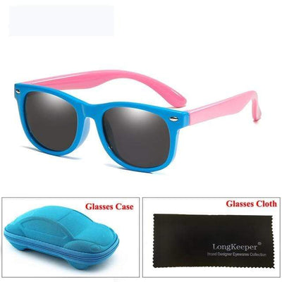 Navy Pink LONG KEEPER Baby Sunglasses  -  Cheap Surf Gear