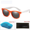 Orange White LONG KEEPER Baby Sunglasses  -  Cheap Surf Gear