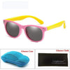 Pink Yellow LONG KEEPER Baby Sunglasses  -  Cheap Surf Gear