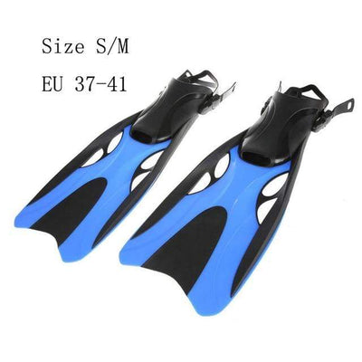 Blue Size S M MAICCA Diving Flippers  -  Cheap Surf Gear
