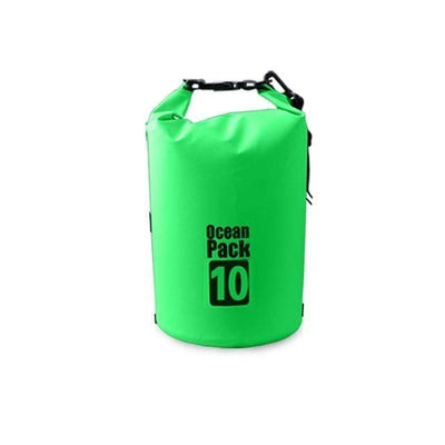 Green 10L PLAY-KING Best Waterproof Bag  -  Cheap Surf Gear