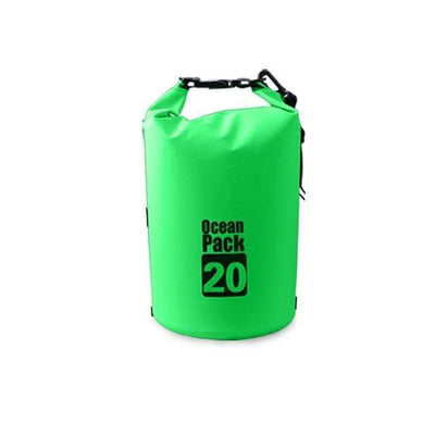 Green 20L PLAY-KING Best Waterproof Bag  -  Cheap Surf Gear