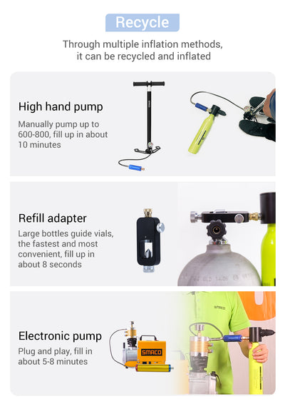 SMACO Oxygen Bottle For Diving