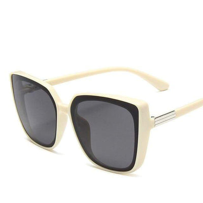 beige / Black PROUD DEMON Oversized Sunglasses  -  Cheap Surf Gear