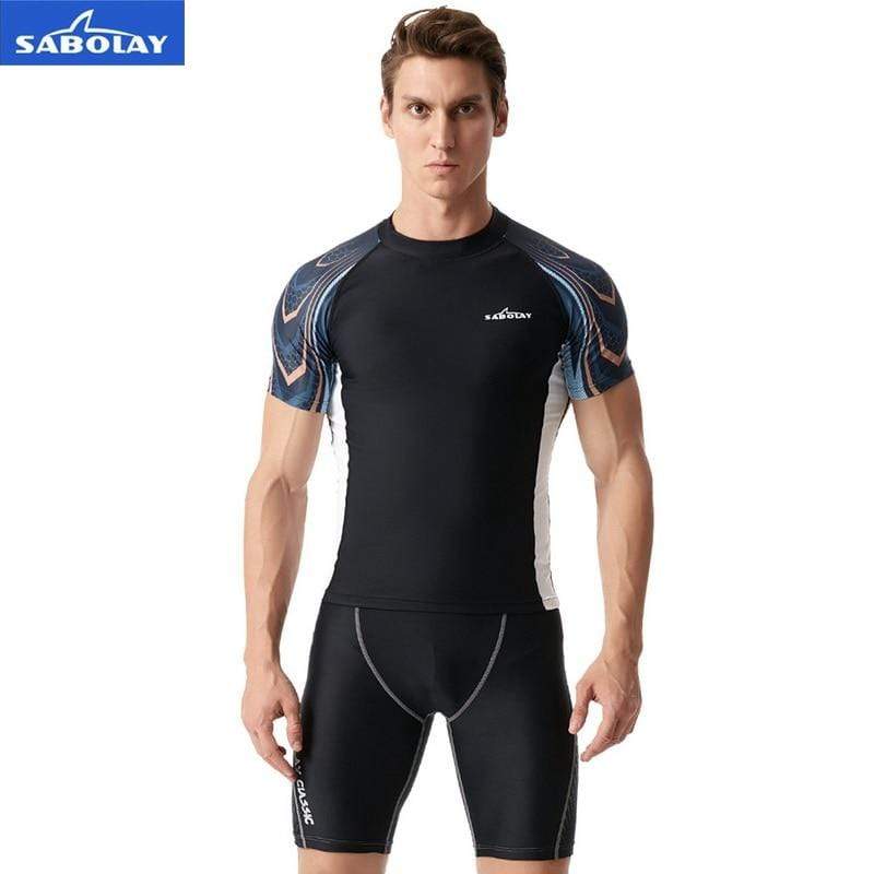 SABOLAY Zipper Rash Vest (and shorts)  -  Cheap Surf Gear