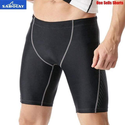 Black Shorts / XXL SABOLAY Zipper Rash Vest (and shorts)  -  Cheap Surf Gear