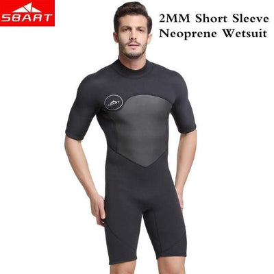 Black / M SBART 2MM Neoprene Wetsuit For Men  -  Cheap Surf Gear