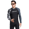 716 grey shirt only / L SBART Rash Vest Mens  -  Cheap Surf Gear