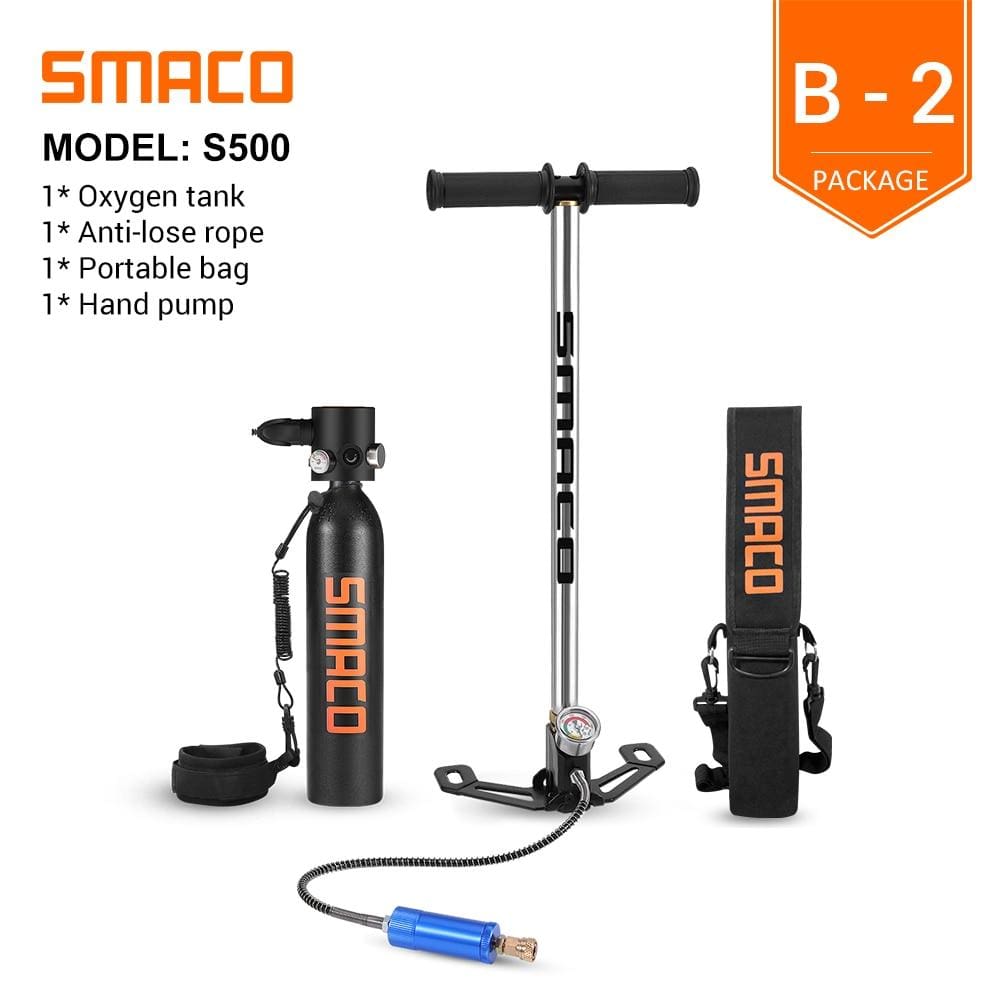 SMACO Diving Oxygen Tank With Pump
