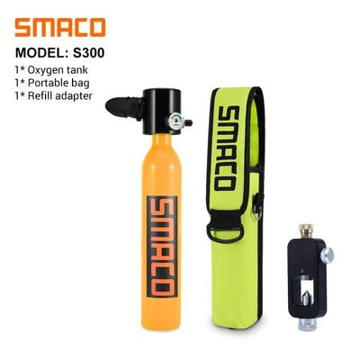 Smaco S300 A3 / Russian Federation SMACO Oxygen Cylinder  -  Cheap Surf Gear
