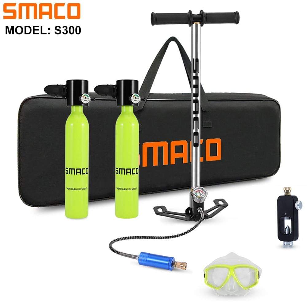 SMACO Scuba Diving Oxygen Tank Set  -  Cheap Surf Gear