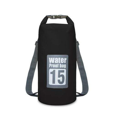 black 15L SUNFIELD Waterproof Backpack  -  Cheap Surf Gear