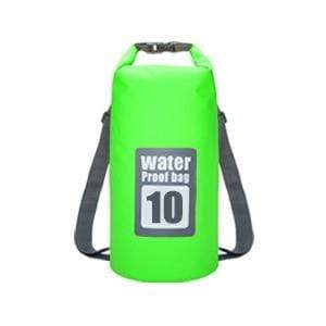 green 10L SUNFIELD Waterproof Backpack  -  Cheap Surf Gear