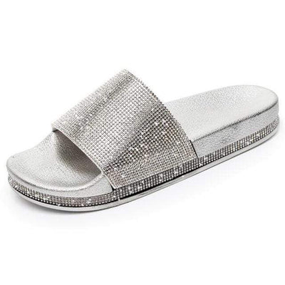 Silver / 6 SUOJIALUN Slides Shoes  -  Cheap Surf Gear