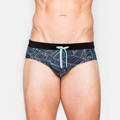Leaves / M SUPERBODY Swimming Briefs  -  Cheap Surf Gear