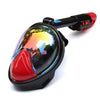 Plated-Red / S/M SUPERZYY Underwater Snorkel Mask  -  Cheap Surf Gear
