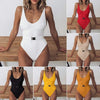 SWMMER LIKET Buckle White One Piece Swimsuit  -  Cheap Surf Gear