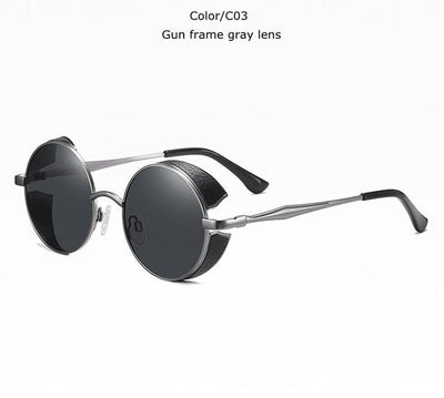 T03362 C3 / 2.Brown glasses case TUZENGYONG Steampunk Sunglasses  -  Cheap Surf Gear