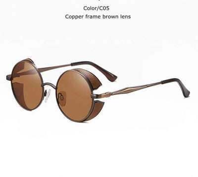 T03362 C5 / 2.Brown glasses case TUZENGYONG Steampunk Sunglasses  -  Cheap Surf Gear