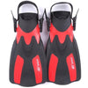Red / L/XL WHALE Swimming Flippers  -  Cheap Surf Gear