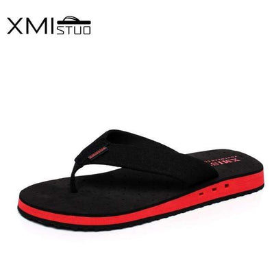 Black / 41 XMISTUO Cool Flip-Flops  -  Cheap Surf Gear