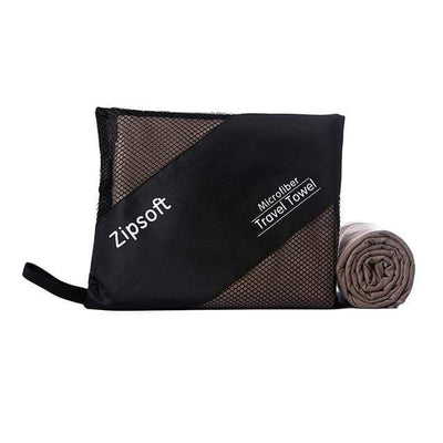 Brown / 90cm  180cm / China ZIPSOFT Microfiber Towel  -  Cheap Surf Gear