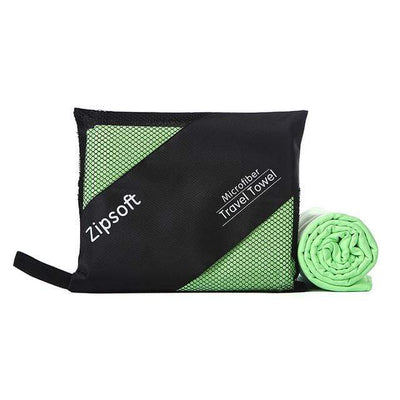 Light Green / 90cm  180cm / China ZIPSOFT Microfiber Towel  -  Cheap Surf Gear