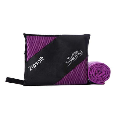 Purple / 80cm  160cm / China ZIPSOFT Microfiber Towel  -  Cheap Surf Gear